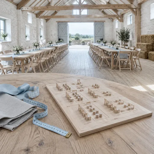How to read the Trenderway Farm event spaces capacity chart for unforgettable countryside celebrations