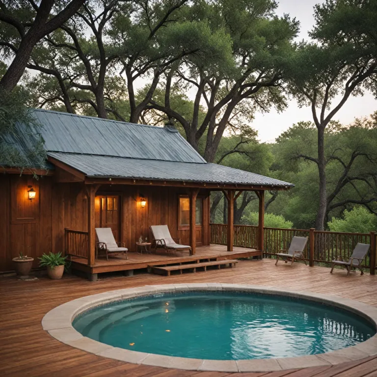 Experience the finest cabins with hot tubs in Texas for a luxury country vacation