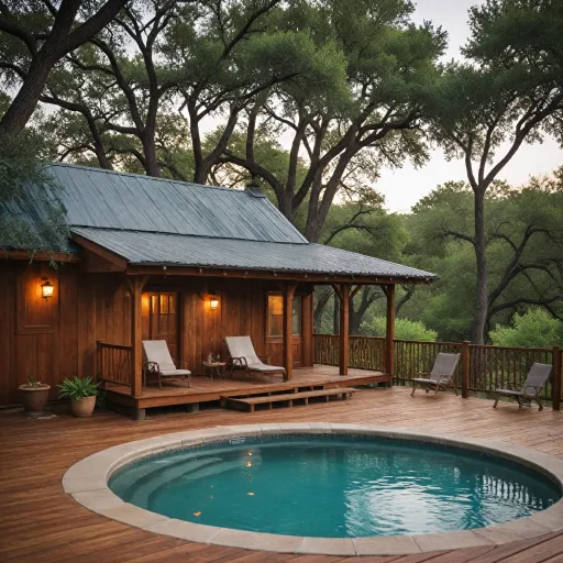 Experience the finest cabins with hot tubs in Texas for a luxury country vacation