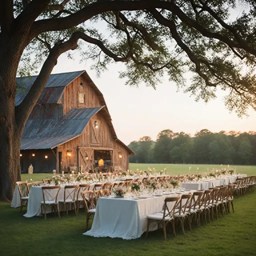 A serene barn on the hill escape for refined countryside celebrations