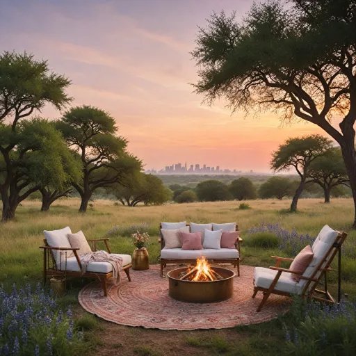 Glamping in dallas texas for a refined escape into nature