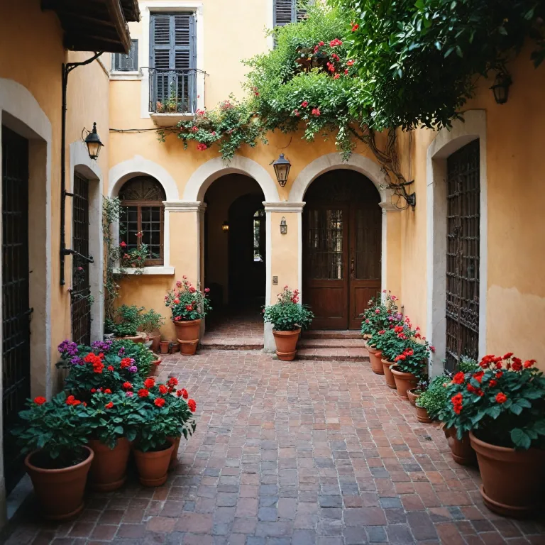 Pedestrian friendly California villages with intimate inns and leafy courtyards