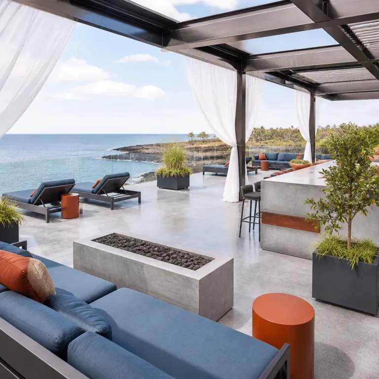 Pauoa beach club: oceanfront elegance on Hawaii’s Kohala Coast